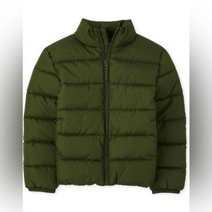 Children’s Place Olive Green Puffer Jacket XLarge